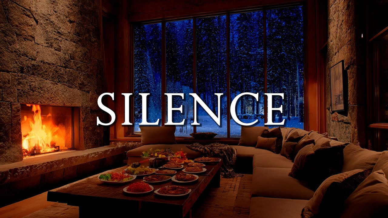 Fireplace & Piano Music | Background Music for Total Relaxation | 3 Hour No Ads