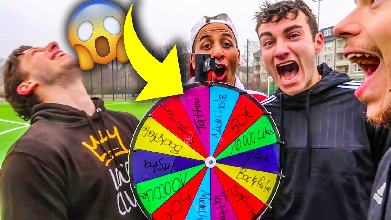 GLÜCK oder BESTRAFUNG FUßBALL CHALLENGE!!