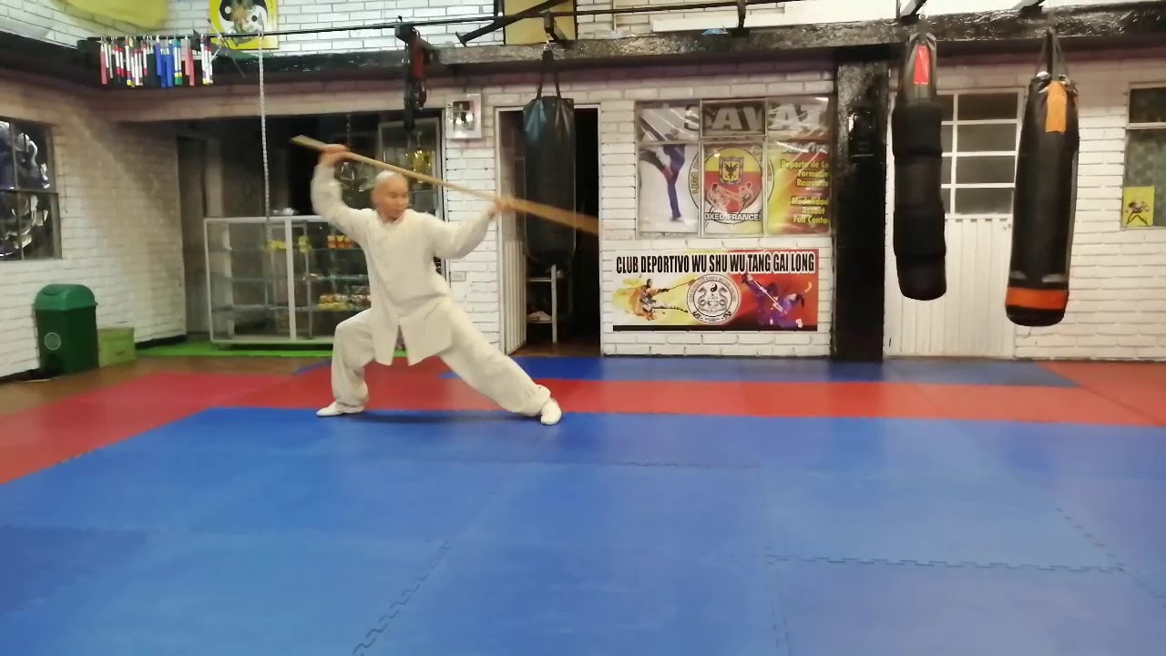 Forma básica de palo de 16 movimientos   Gunshu Jichu Taolu 棍术基础套路