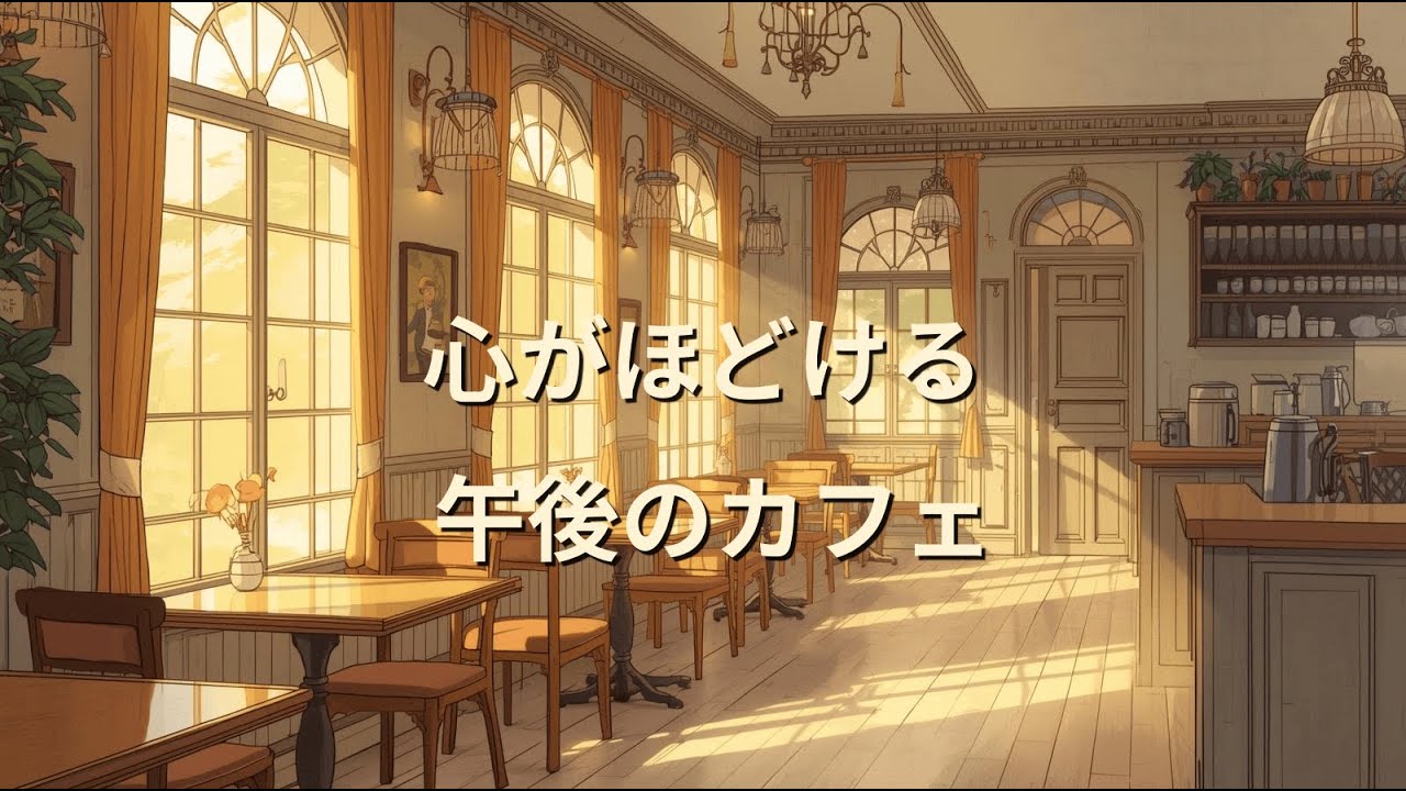 心がほどける午後のカフェBGM｜穏やかで前向きな作業用音楽　【Afternoon Cafe Music｜Gentle & Uplifting】