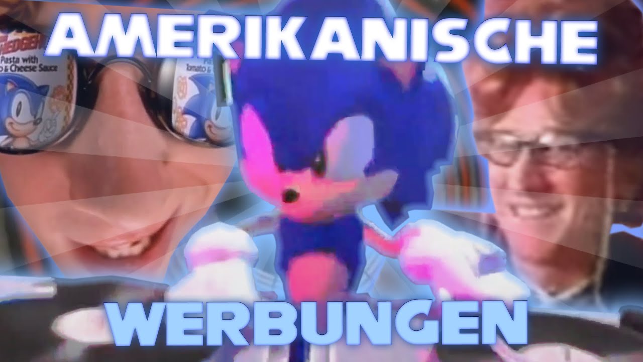 KOMISCHE AMERIKANISCHE SONIC WERBUNGEN