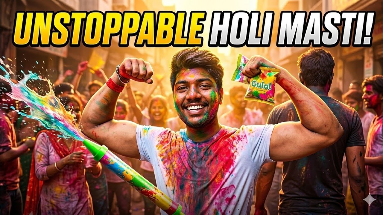 Celebrate Happy Holi 🫟🥳 #holi #2026holi 
