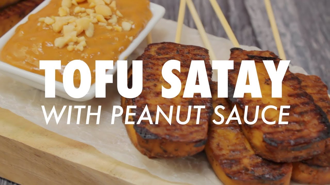 Tofu Satay With Peanut Sauce - Loving It Vegan