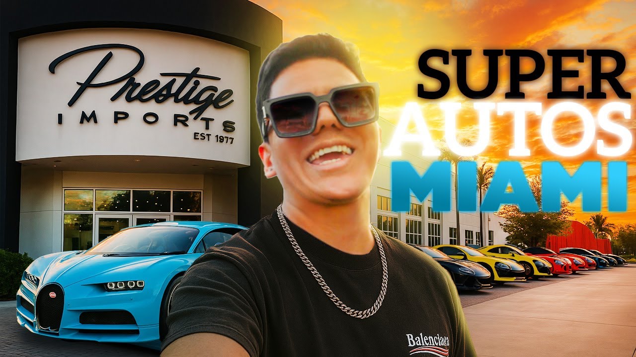 El DEALER de AUTOS EXOTICOS mas EXLUSIVO DE MIAMI (PRESTIGE IMPORTS)