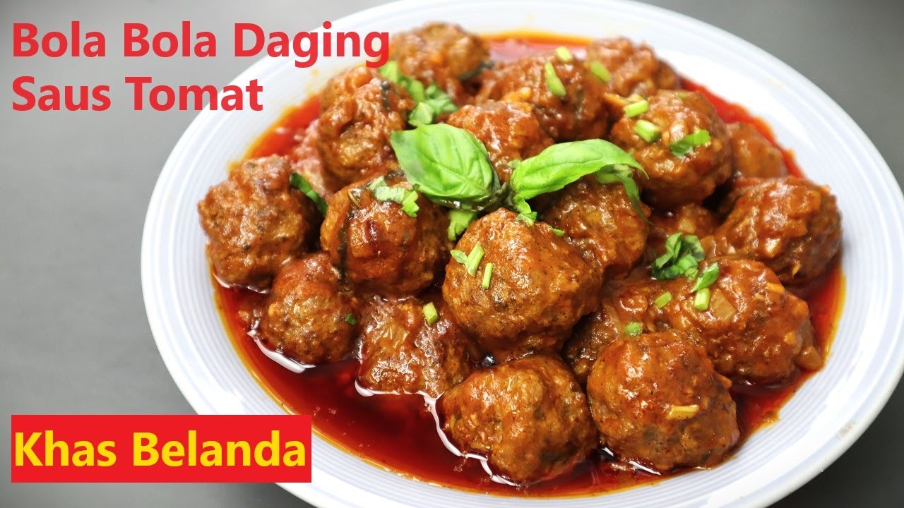 Bola-bola daging anti pecah khas Belanda 