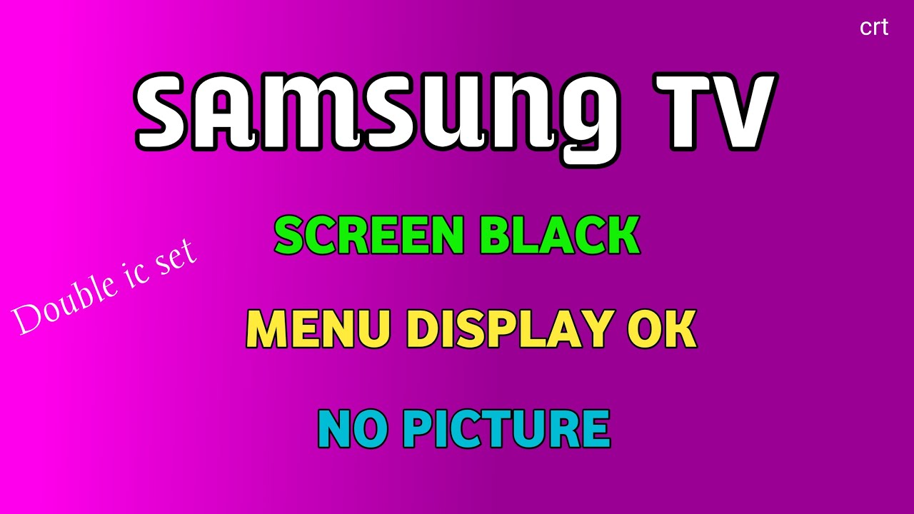 #Samsungtv#No_picture#Display_ok.How to repair samsung tv no picture but display ok.