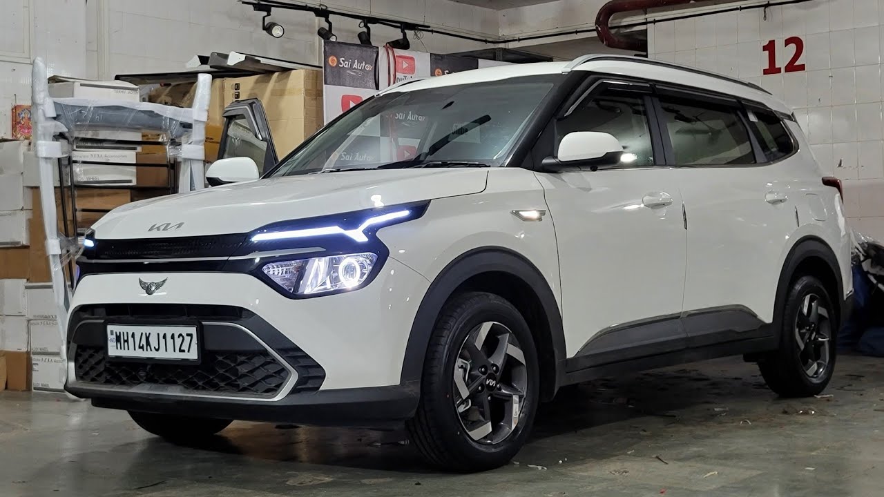 INDIA'S BEST MODIFICATION OF KIA CARENS PREMIUM||PROJECTOR HEADLAMP|AUDISON AUDIO|16