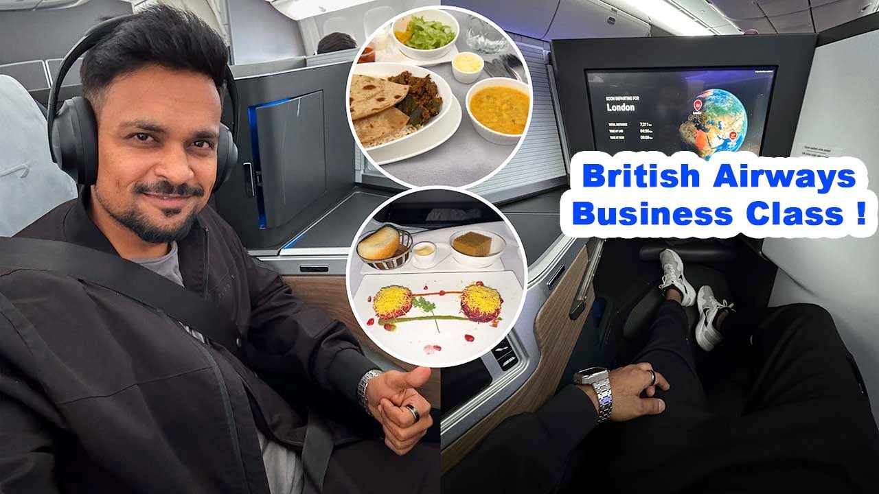 British Airways ke Business class mein free Upgrade mil gaya aur seat ka detailed tour karaya !