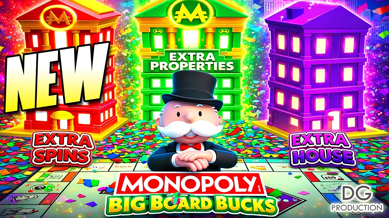 ‼️OMG TRIPLE POP‼️NEW MONOPOLY BIG WIN BOARD BUCKS SLOT MACHINE CASINO GAME INSTANT MONEY JACKPOT