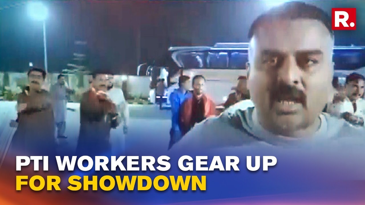 Self-Defence Training Given to PTI Workers Ahead of Imran Khan&rsquo;s Mega Public Rally in Islamabad