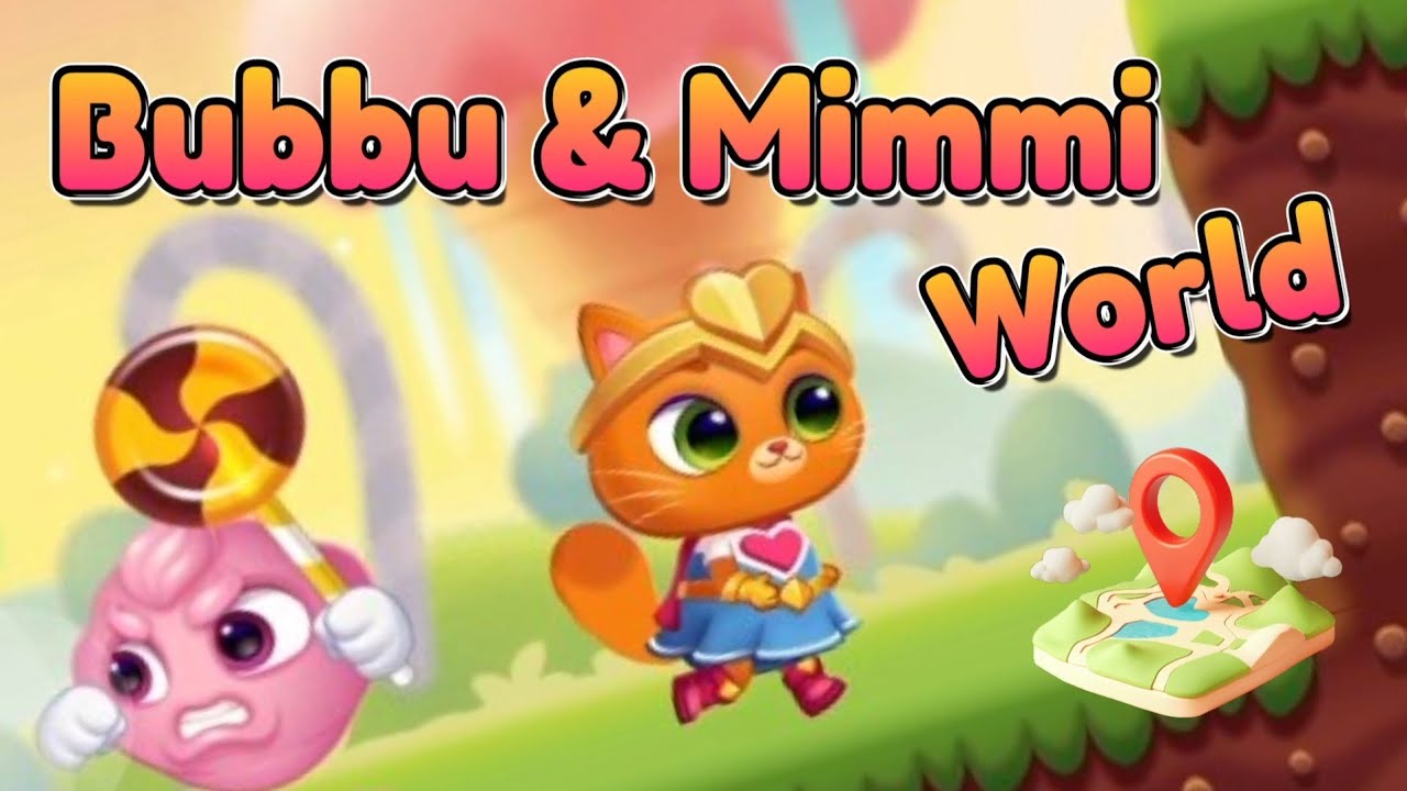 Bubbu & Mimmi World / Play mini-game with one finger☝️