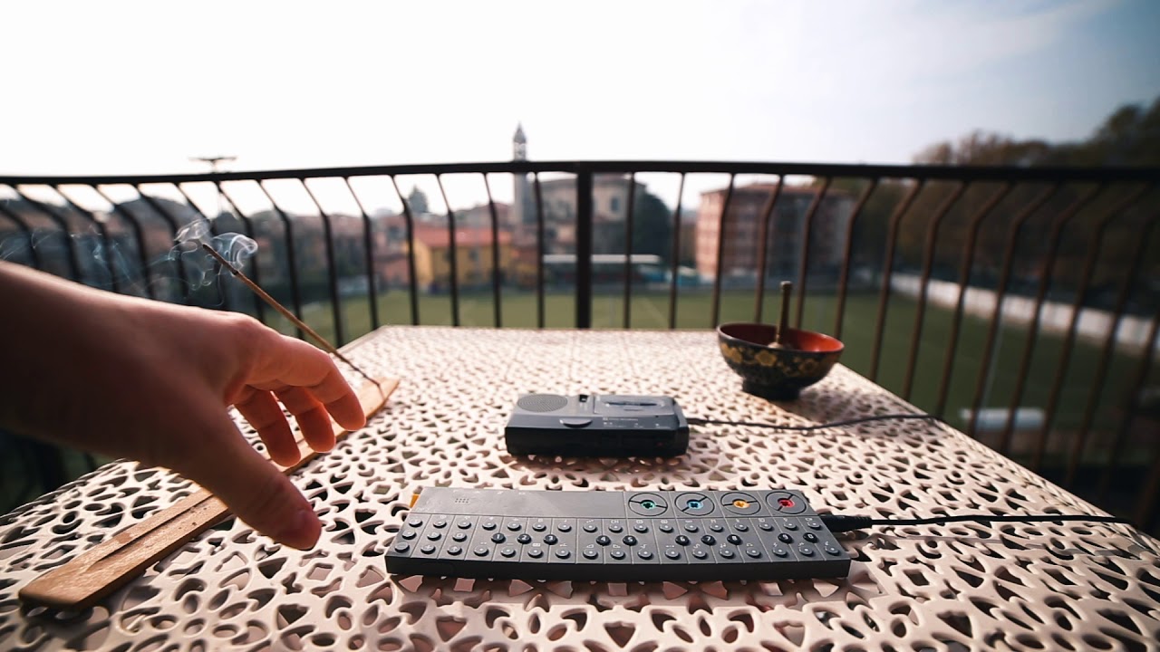 Teenage Engineering OP-Z + Incoming Message Micro Cassette Tape | Balcony Electro Synth Ambient Jam