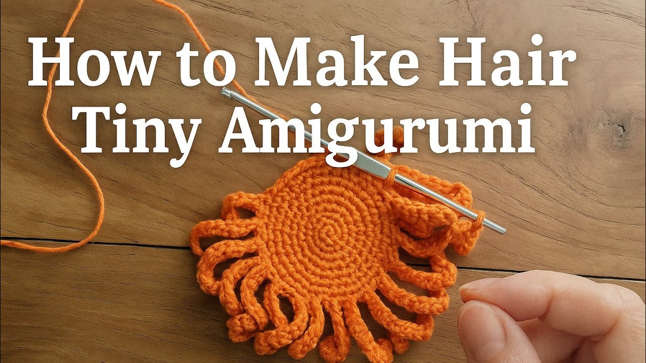 How To Make Hair for Tiny Amigurumi