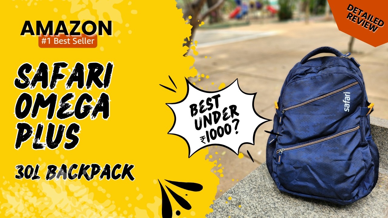 BEST Backpack Under ₹1000? Safari Omega Plus 30L Review & Honest Verdict!