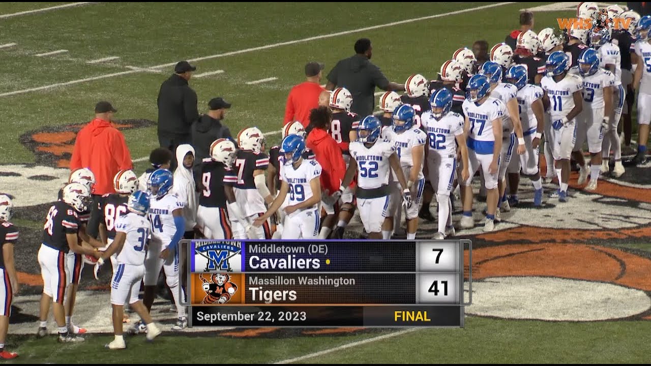 Massillon Tigers vs. Middletown Cavaliers (9.22.2023)