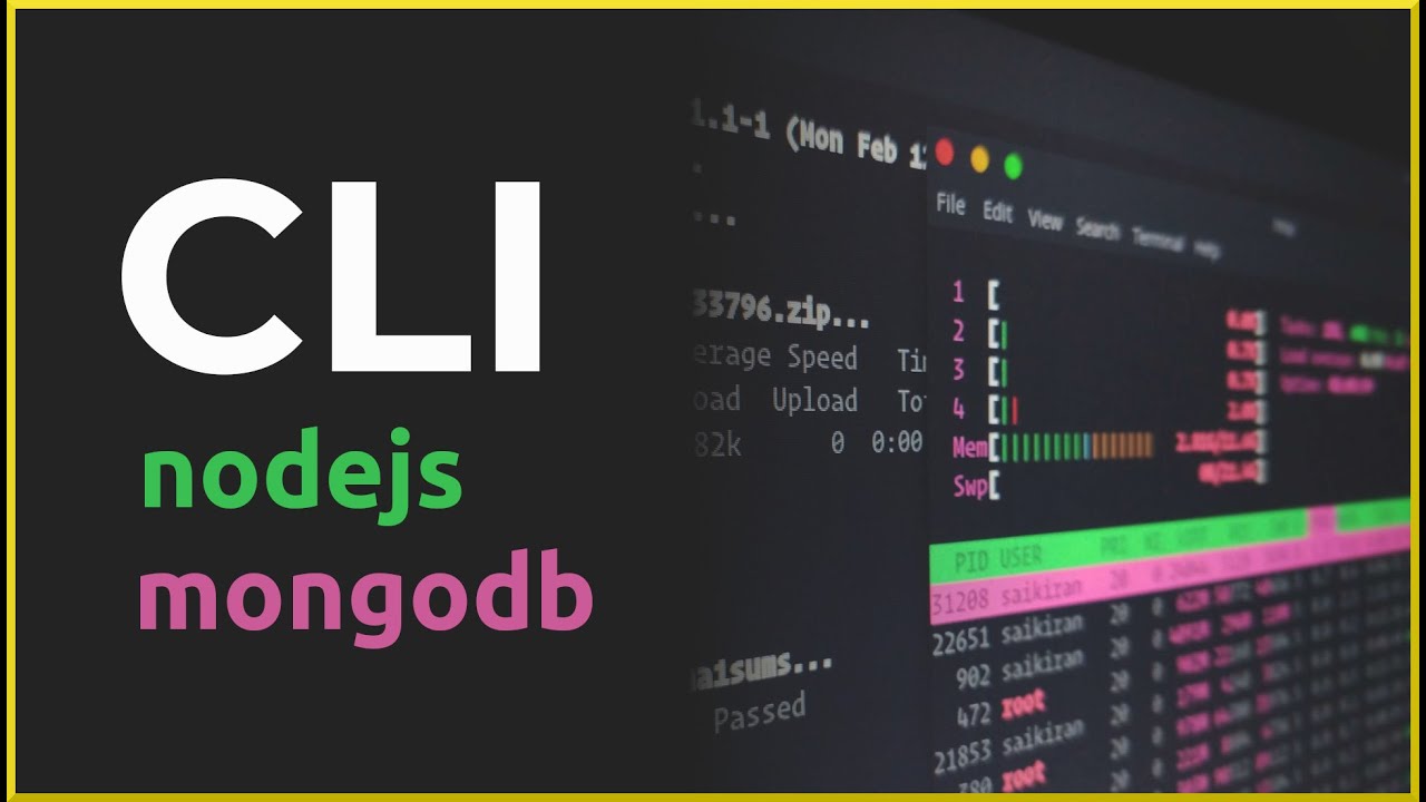 CLI con Nodejs & Mongodb - Aplicacion de terminal con Javascript