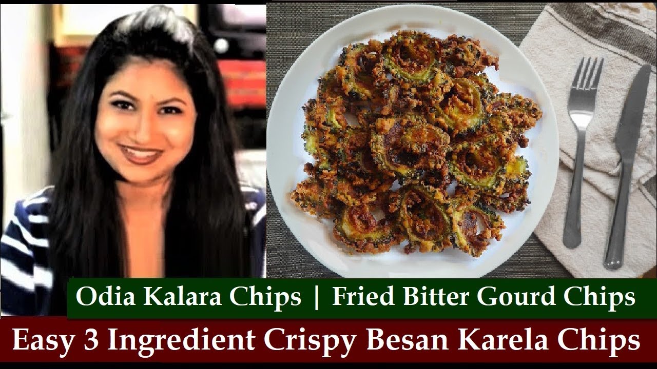 Odisha Style Crispy Karela Chips In English | Odia Kalara Chips| Indian BitterGourd Chips In English