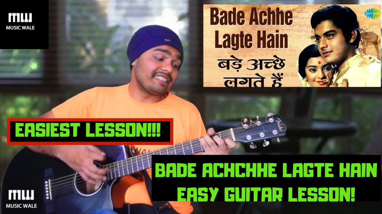 Bade Achche Lagte Hain | Learning Guitar for Beginners | Balika Badhu | Musicwale