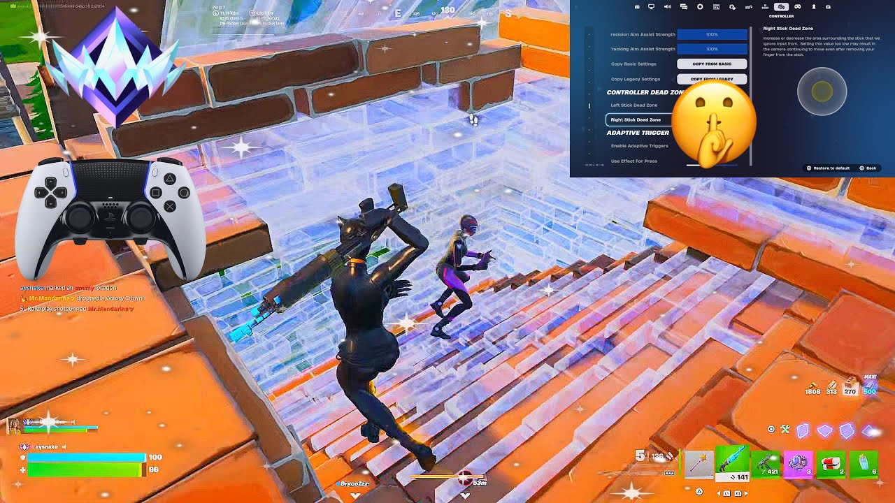 *UPDATED* BEST Controller Settings For Fortnite Chapter 7 Season 1! (PS5/XBOX/PS4/PC)