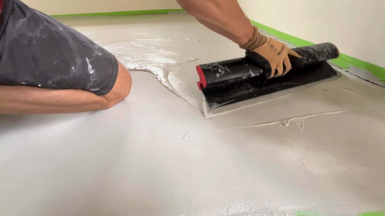 Mikrozement Boden Systemaufbau - DIY Anleitung f&uuml;r dein Projekt