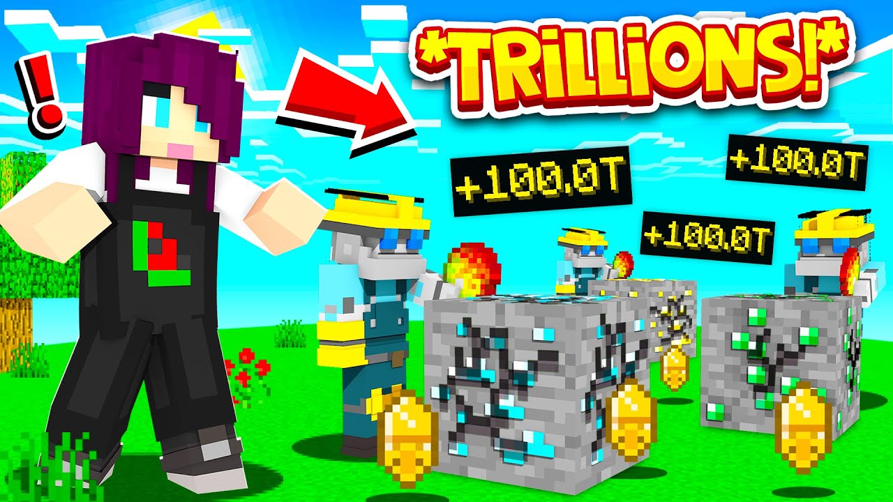 Our ROBOTS make TRILLIONS of TOKENS! | Minecraft OP Prison #8 (Akuma MC)