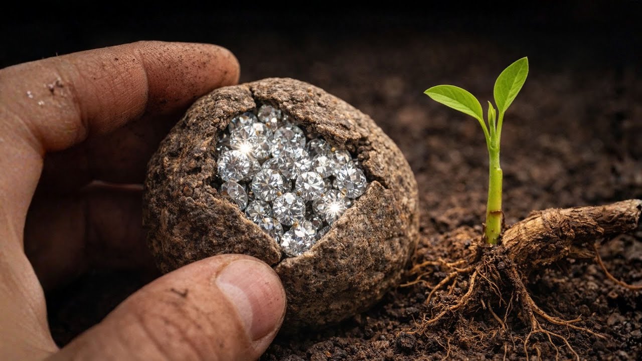 Si encuentras esto en tu terreno… podrías tener diamantes