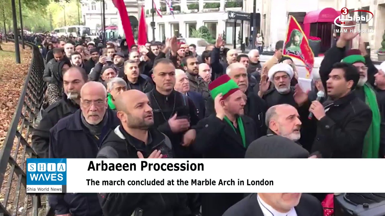 Shia Muslims conduct 38th Annual Arbaeen Procession in London, UK