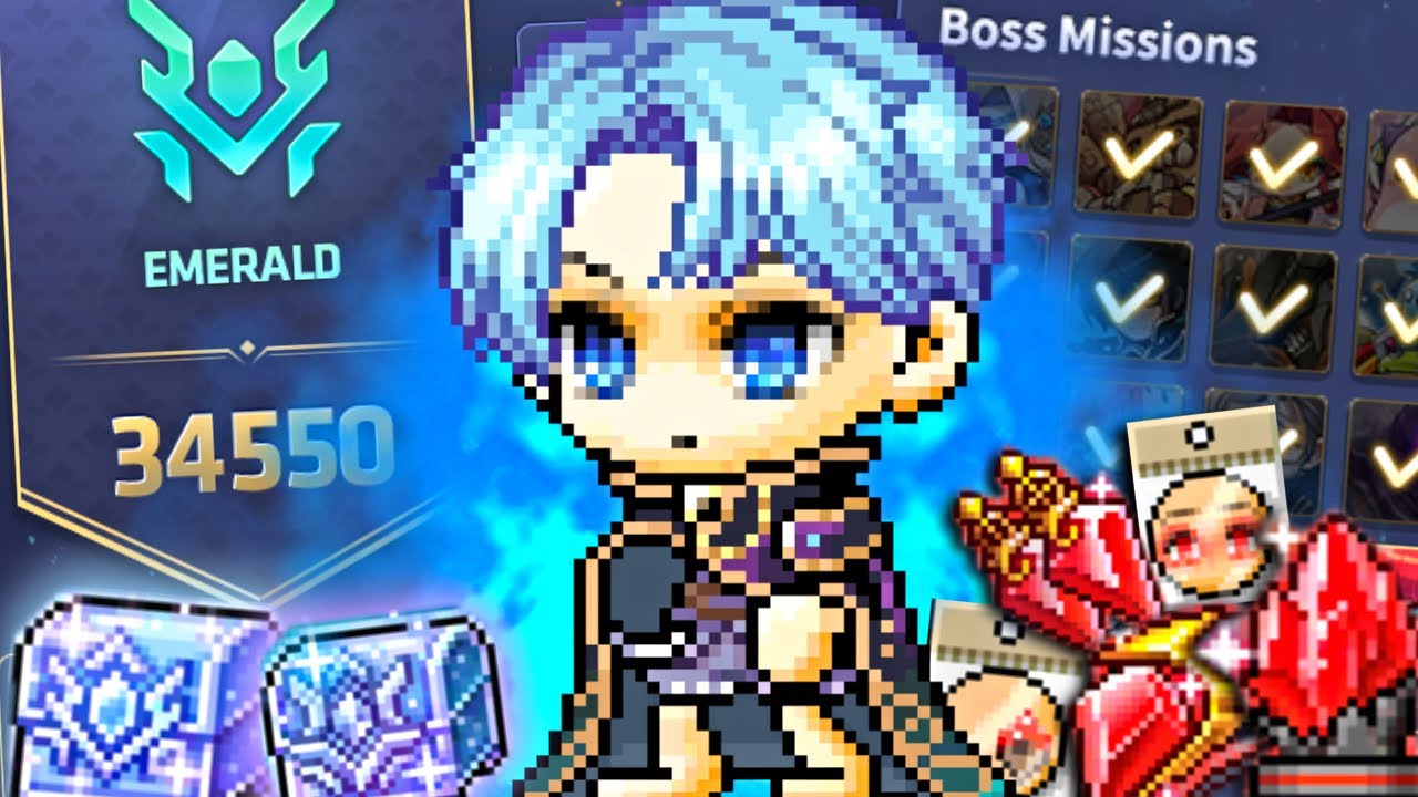Это САМЫЙ БЫСТРЫЙ способ получить Изумрудный ранг в Maplestory Challenger World