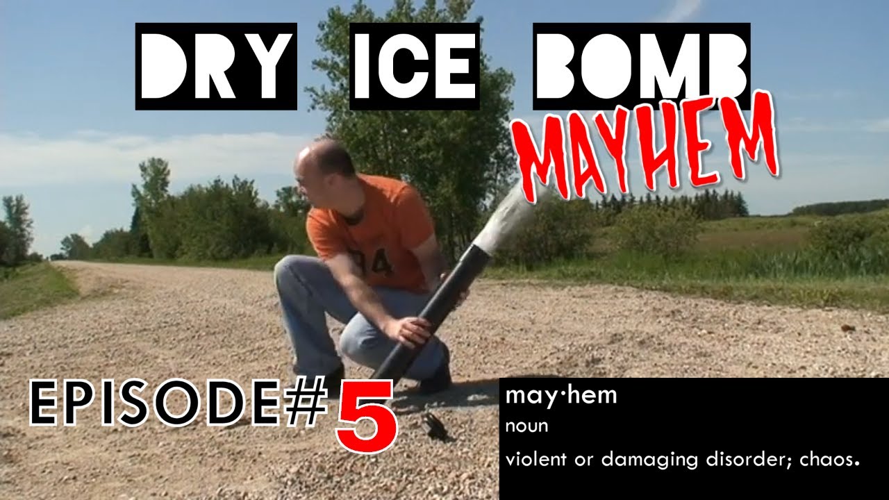 Dry Ice Bombs Episode 5 - The dry ice cannon - Couch potato Films
