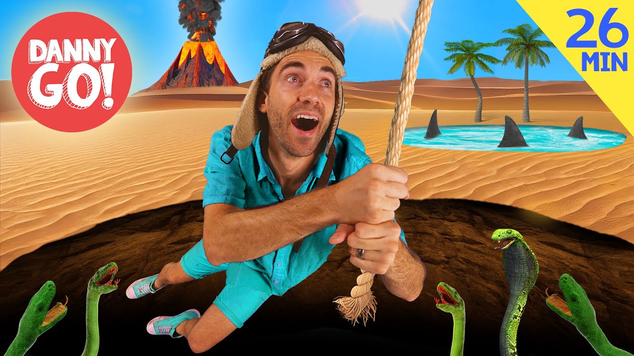 &iexcl;Arenas Movedizas, Lava, Tiburones y M&aacute;s! 🌋🦈 🐍| Compilaci&oacute;n de Baile | Danny Go Canciones Para Ni&ntilde;os