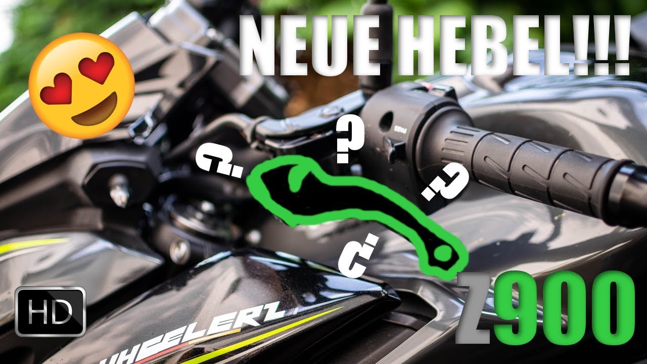 NEUE HEBEL FÜR DIE Z900!!!