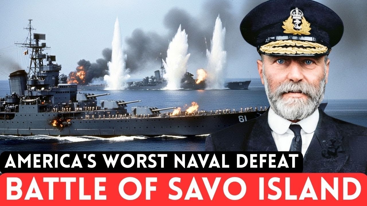 Fall Asleep To | The Complete History of Battle of Savo Island | WW2 Relaxing Naval War Documentary