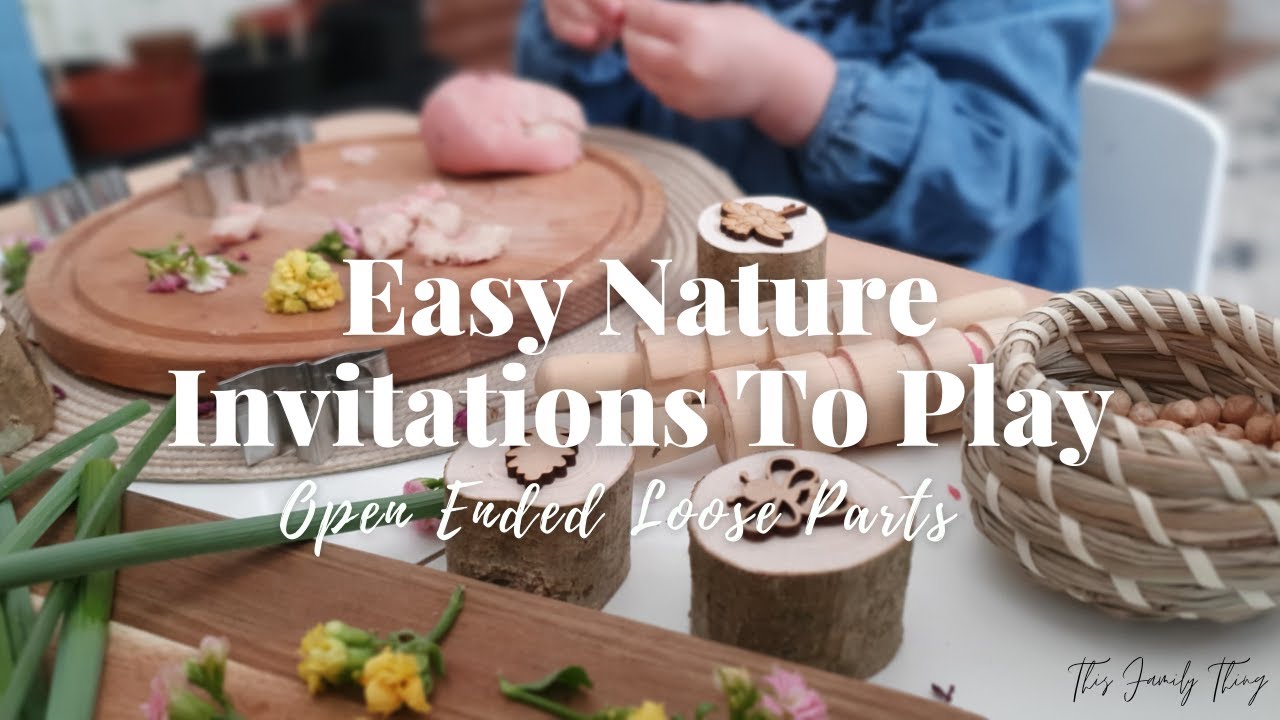 Easy Nature Inspired Play Ideas At Home | Toddler Play Ideas
