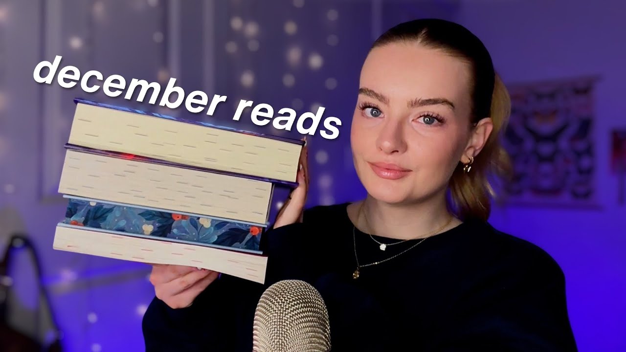 ASMR the 7 books i read in december 🌨️ monthly reading wrap-up