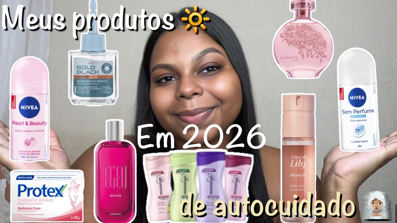 Produtos de autocuidado *beleza* 🧖🏽‍♀️🩷🎀