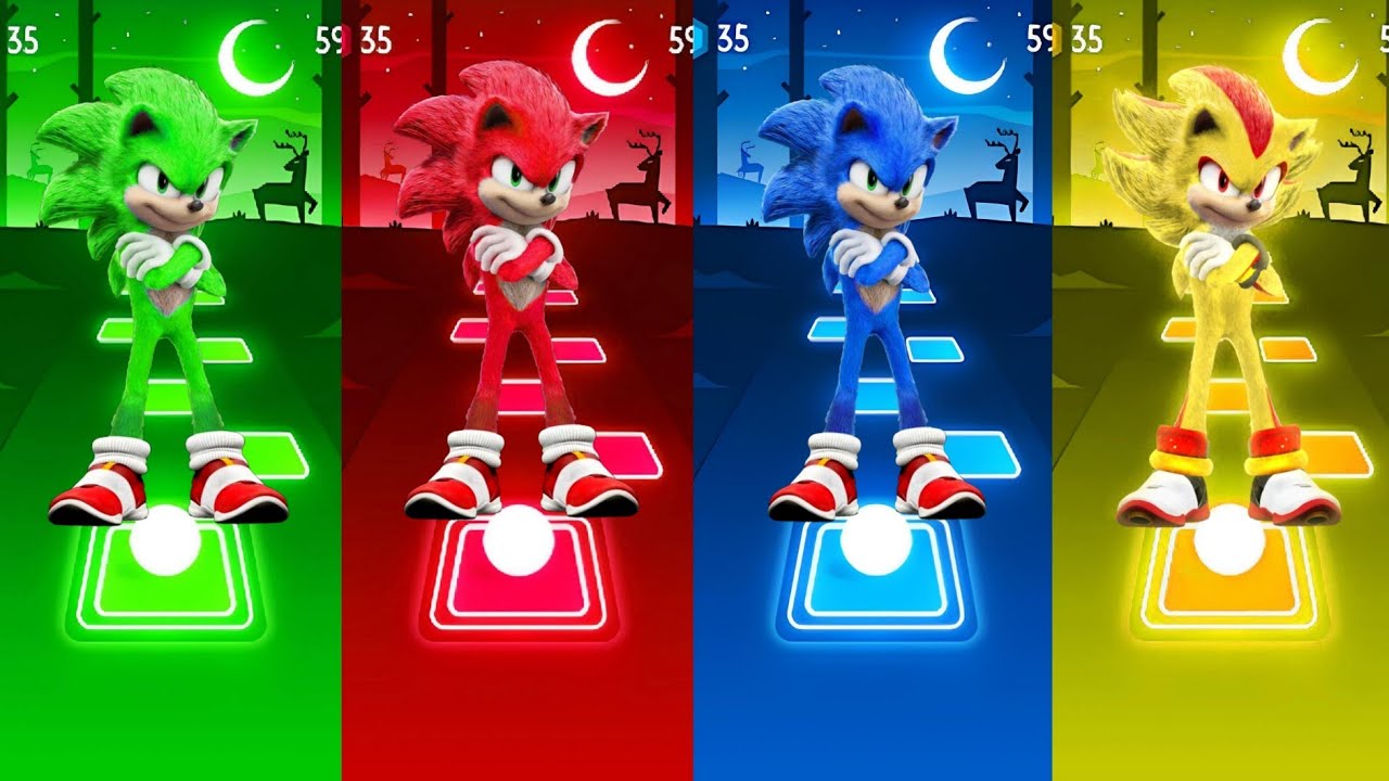 🔴 Sonic SUPER OTHE HEDGEHOG 3 Tiles Hop Cedm rush 🟢
