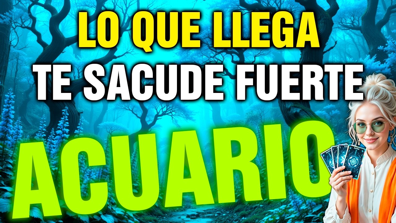 ACUARIO 🎁 ¡REGALO DEL CIELO! ☁️ lo que llega en las próximas 24 HORAS cambiará TODO 🕒✨