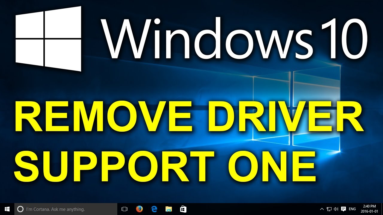 ✔️ Windows 10 &mdash; Удалить поддержку драйверов One &mdash; Нежелательная программа