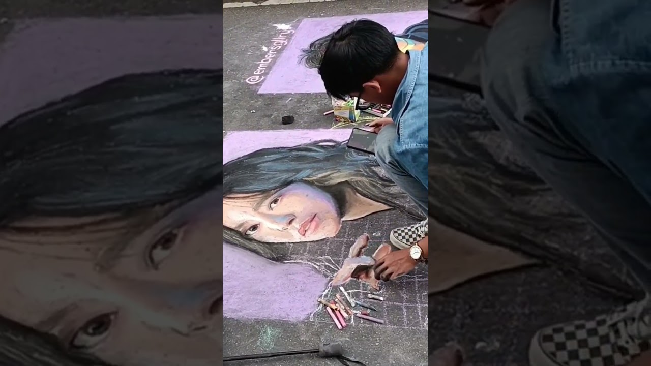 looks unreal but these chalk artists are real in #baguiocity