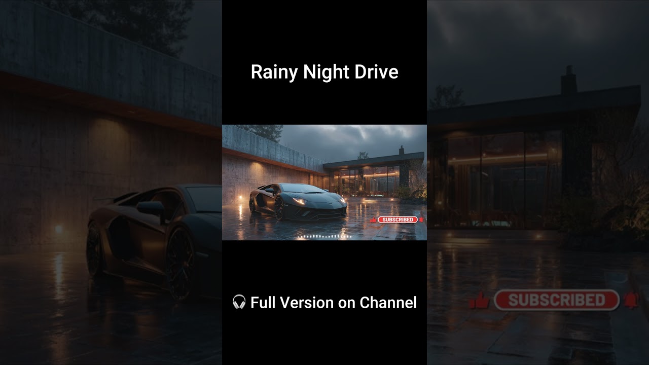 Rainy Night Drive 🌧️ Best Deep House & Car Music 2026 [Bass Boosted]