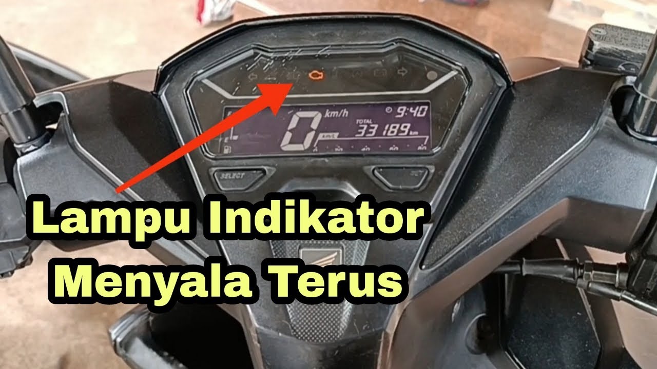 Lampu Indikator Honda Vario 150 Menyala Terus