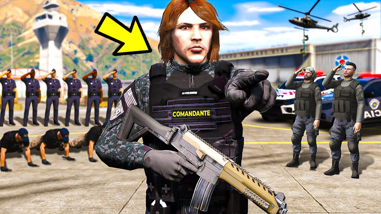 o dia que virei COMANDANTE da POLICIA! (Gta RP O FILME)