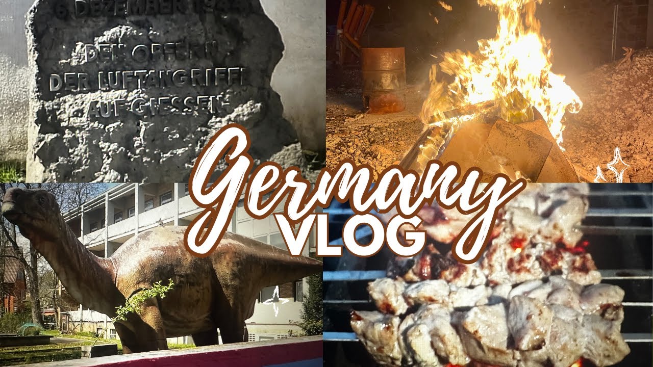 Walking around Giesen, Russian shashlik barbercue