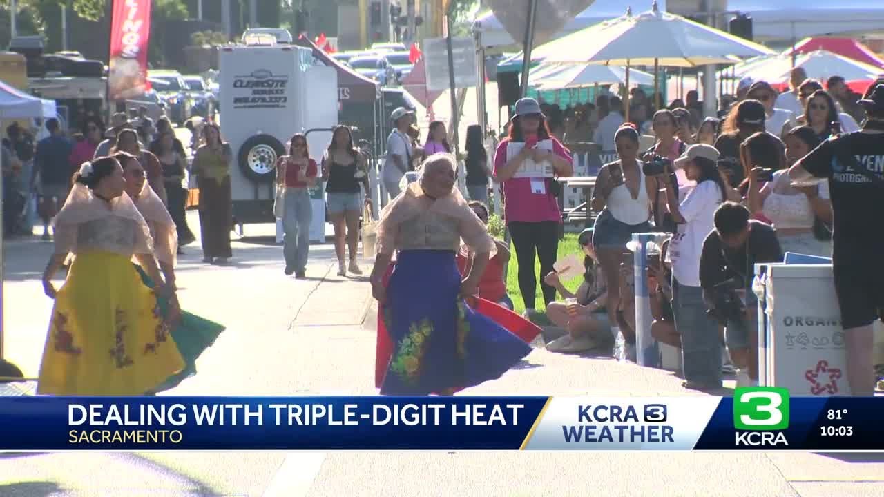 Thousands attend AAPI Night Market amid Sacramento's first triple digit day of 2025
