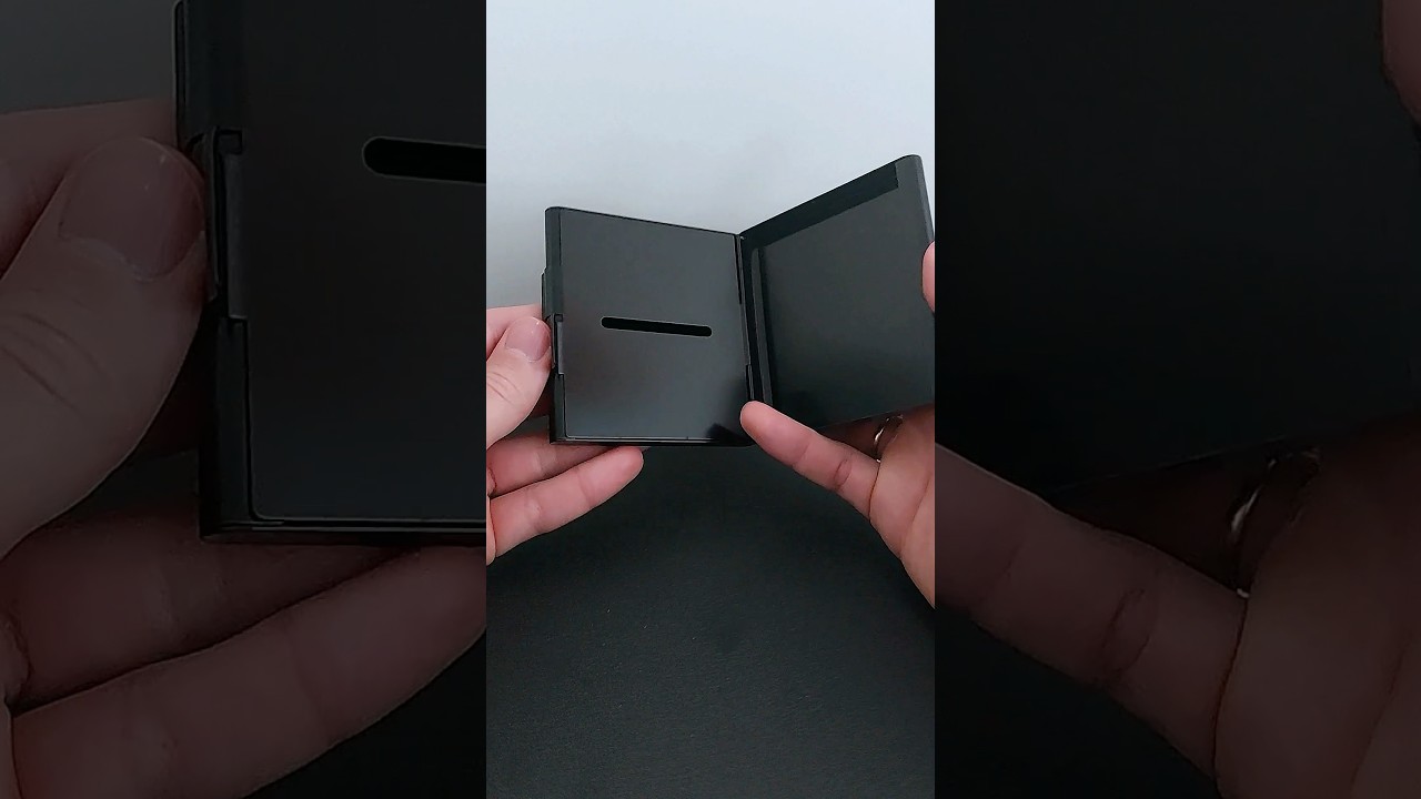 Stylish Metal Cigarette Case Black 🚬