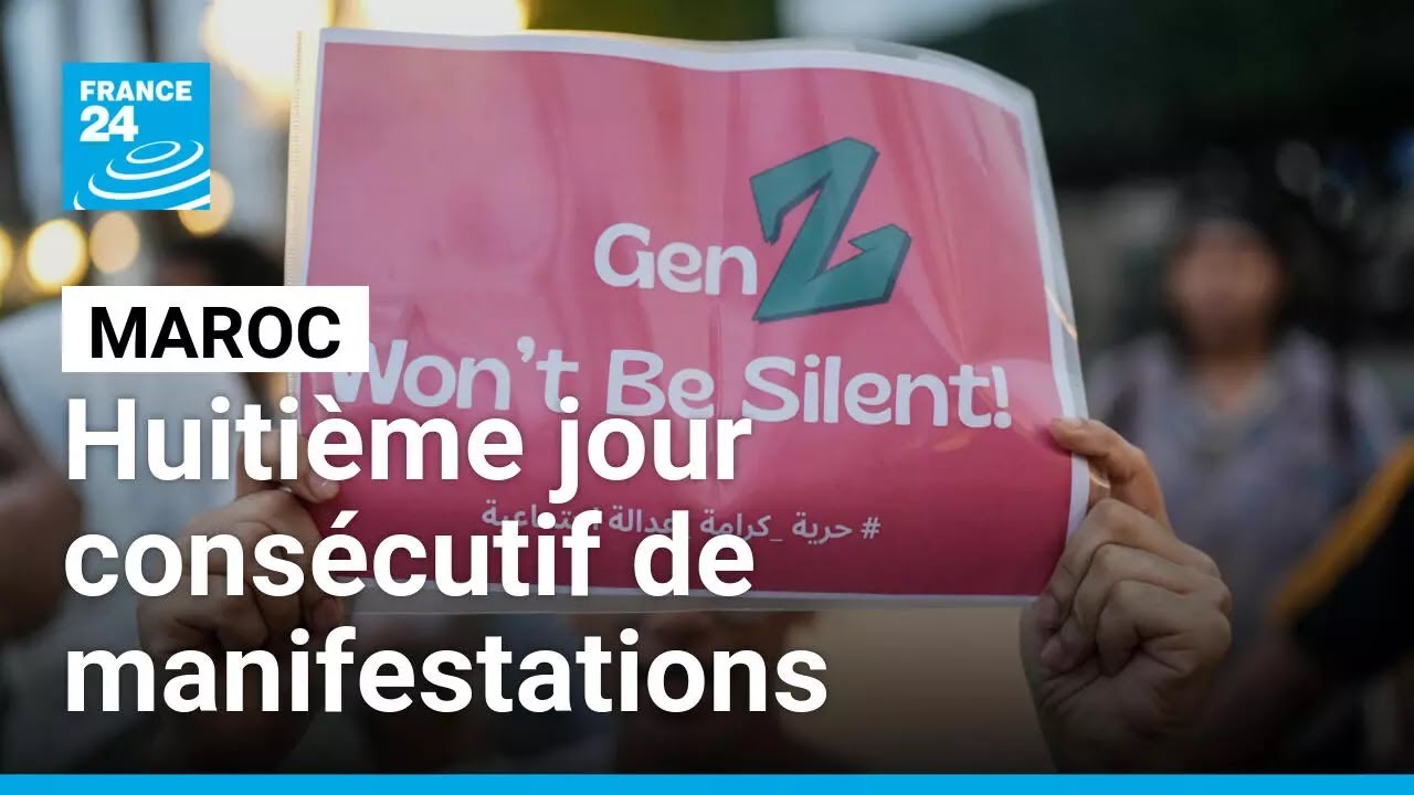 Maroc : huiti&egrave;me jour cons&eacute;cutif de manifestations &bull; FRANCE 24