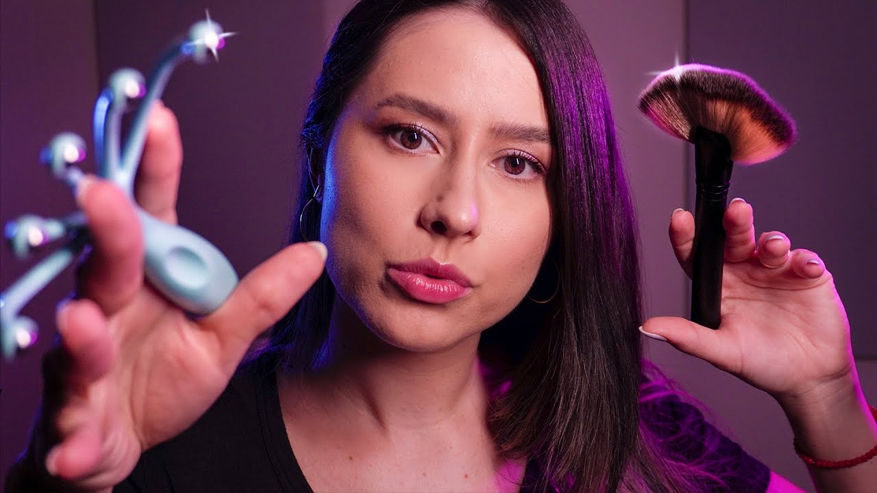 ASMR Perfect visual triggers to fall asleep ✨ Plucking, camera brushing, layered sounds, +