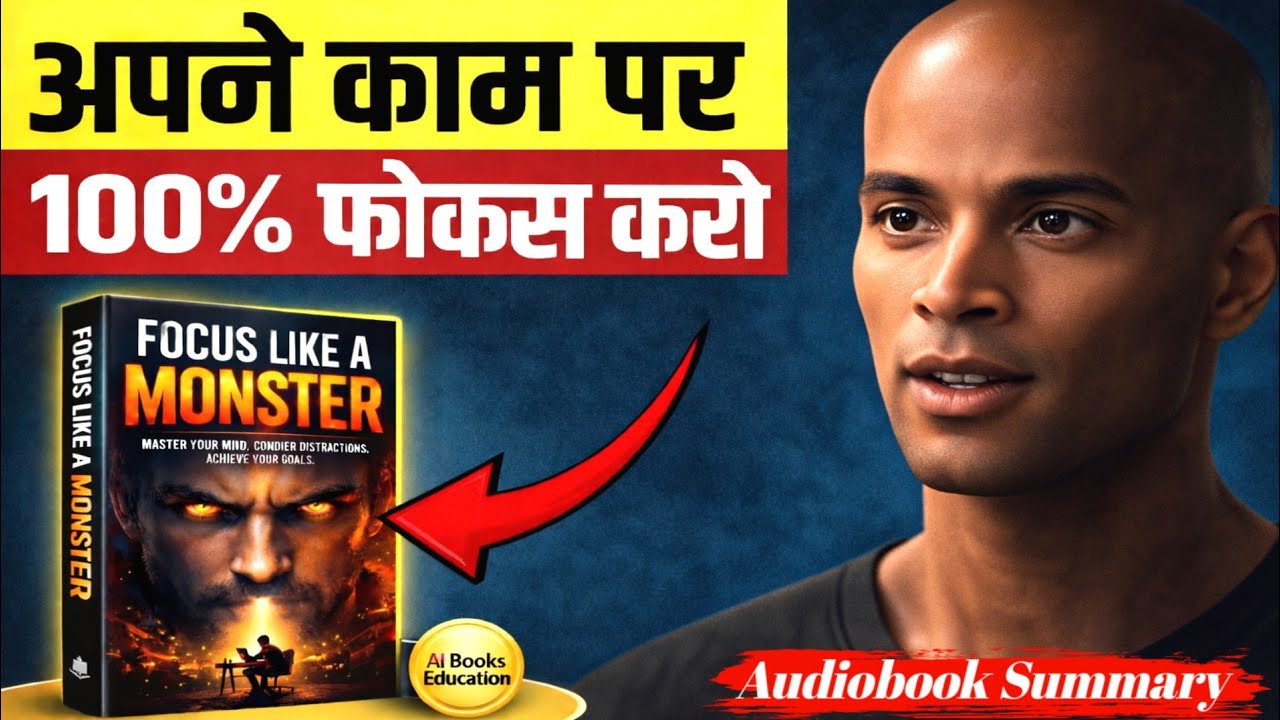  Focus Like A Monster | Motivational video |Book summary in hindi | power of Focus