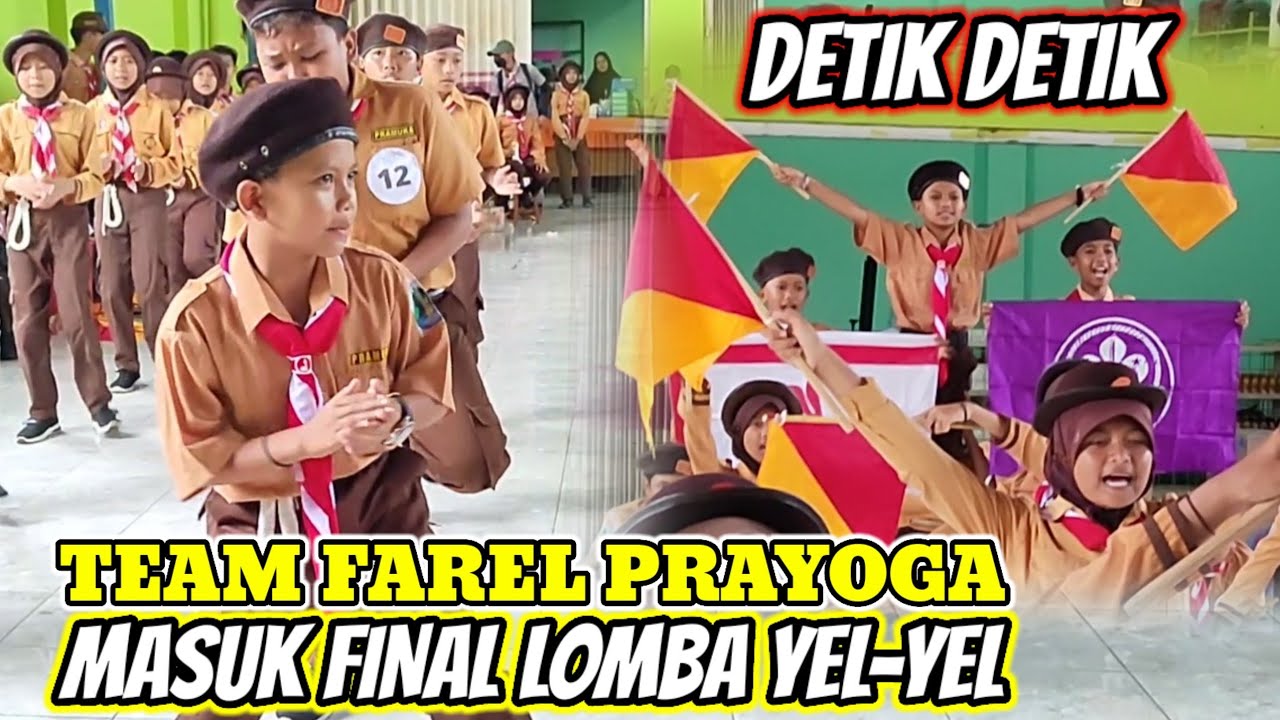 YEL YEL PRAMUKA TERBAIK ‼️TEAM FAREL PRAYOGA MASUK FINAL LOMBA PRAMUKA DI SMPN 2 SRONO