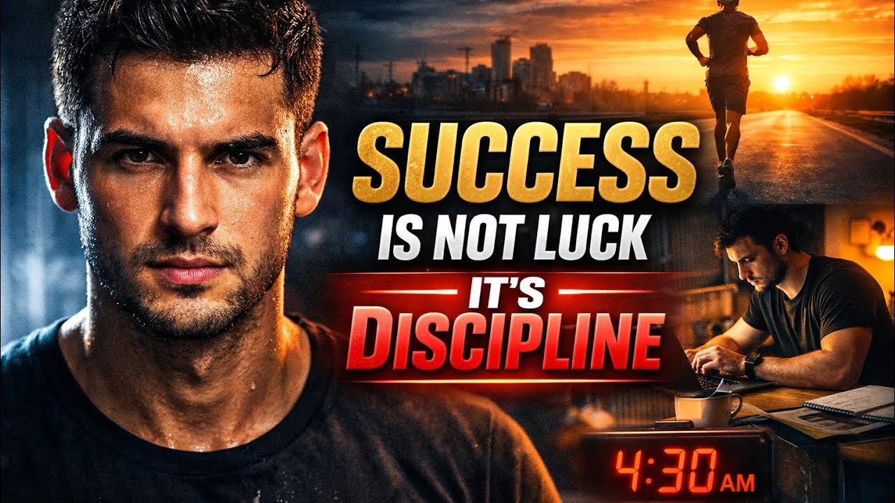 Success Is Not Luck  It’s Discipline | The Harsh Truth About Winning